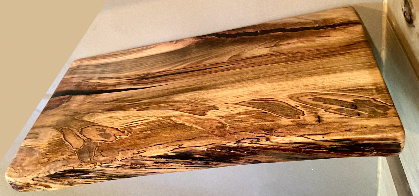 Stunning Ambrosia Maple Floating Shelves