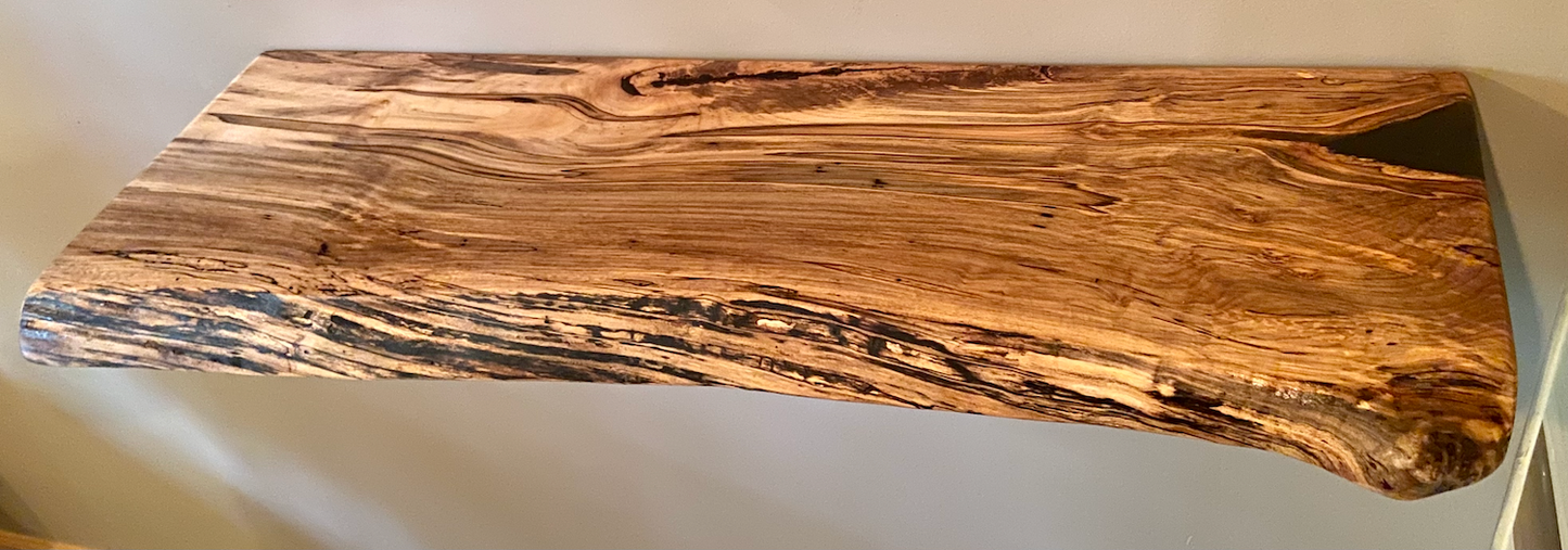 Stunning Ambrosia Maple Floating Shelves