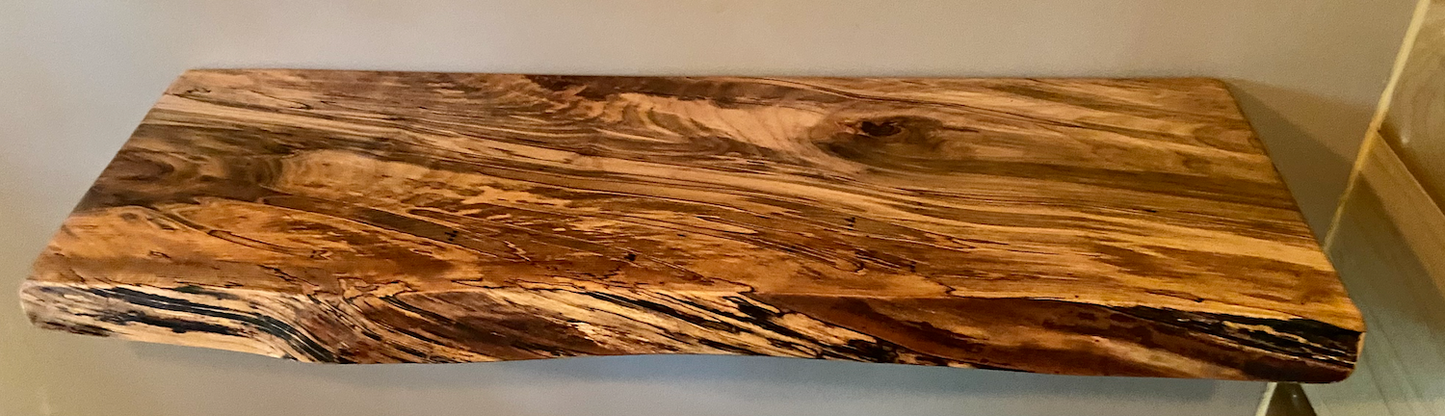 Stunning Ambrosia Maple Floating Shelves