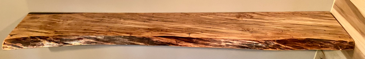 Custom Wormy Ambrosia Maple Shelves