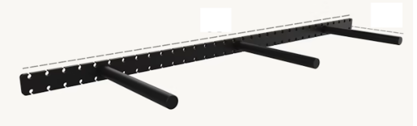 SET - Rustic Live Edge Walnut Wood Coffee Table and Live Edge Walnut Floating Shelf Furniture Set