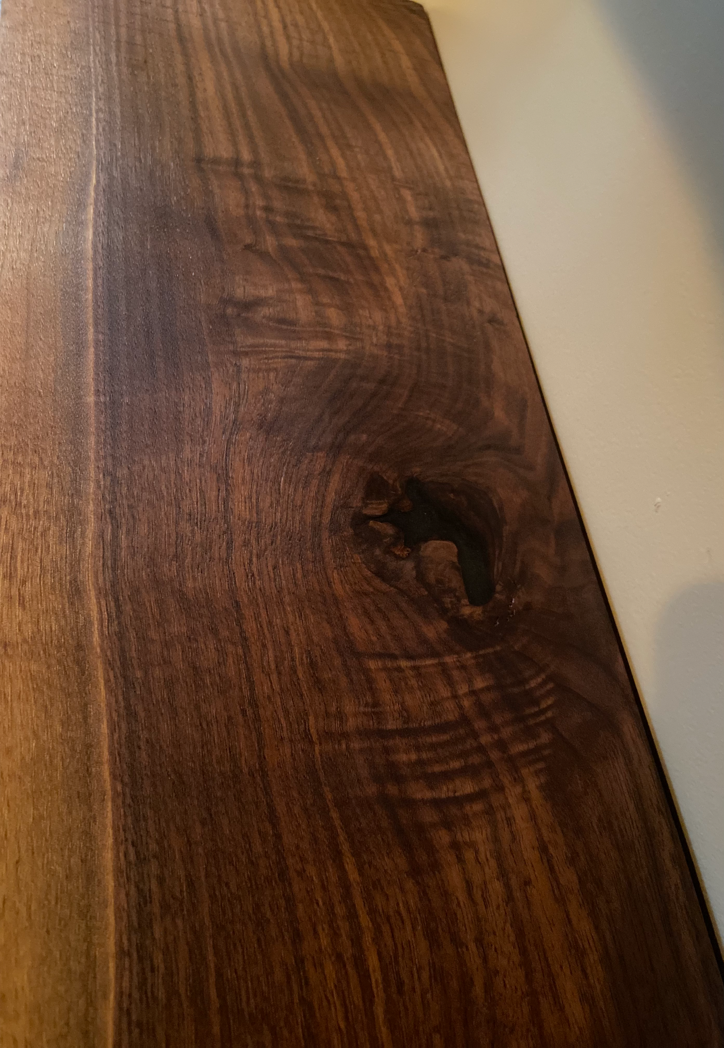 Narrow Live Edge Walnut Floating Shelf|Shallow Wall Hanging Shelf|Floating Wood Display Shelf|Hanging Plant Shelf|Rustic LiveEdge Wood Shelf