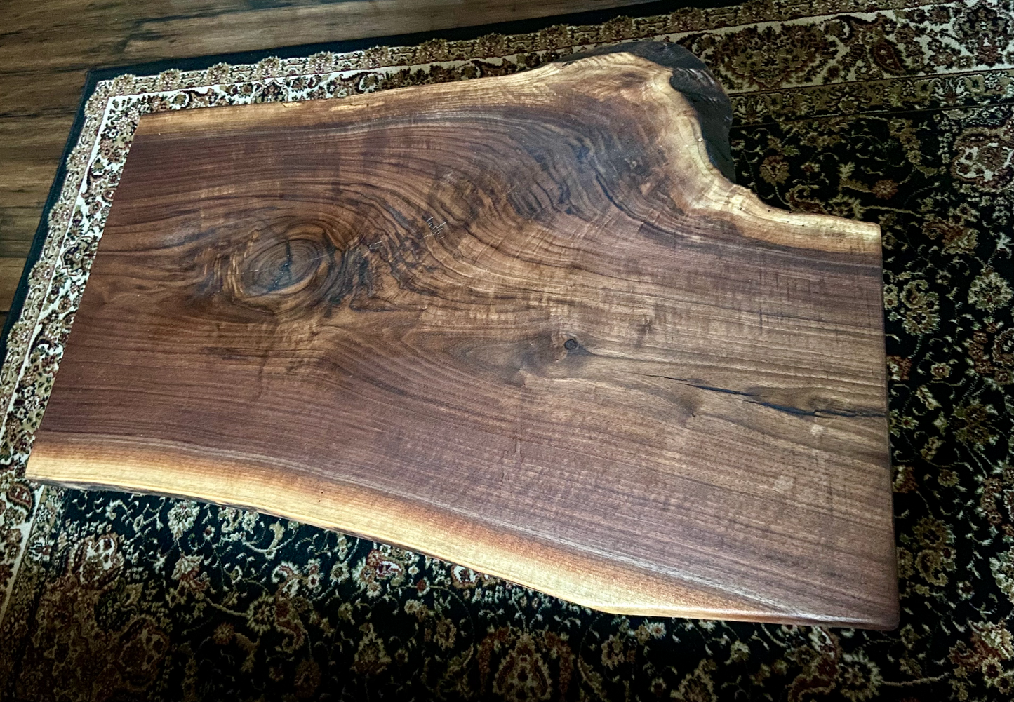 Live Edge Walnut Wood Coffee Table|Rustic Live Edge Coffee Table|Natural Edge Black Walnut Table|Live Edge Wood Rustic Walnut Table