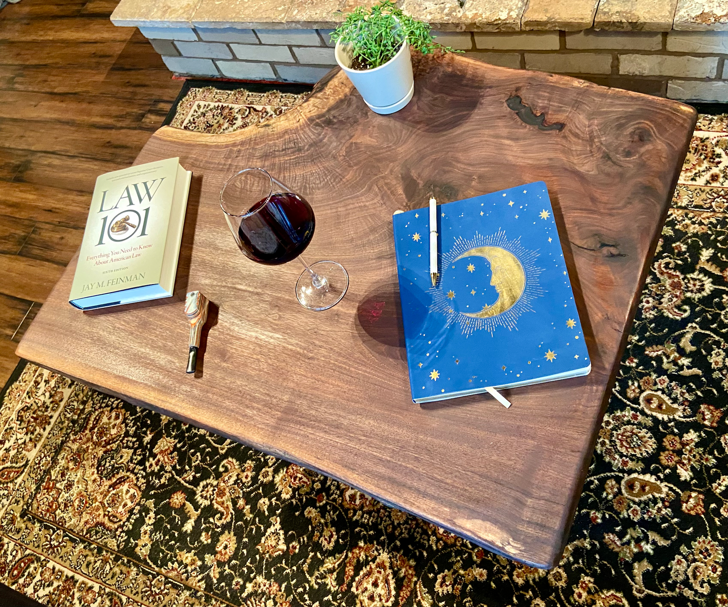 Wide Wavy Live Edge Walnut Coffee Table|Live Edge Wood Coffee Table|Live Edge Black Walnut Wood Table|Live Edge Rustic Wood Walnut Table
