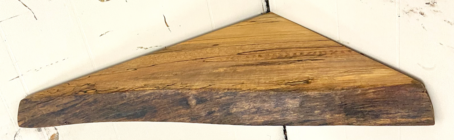 Live Edge Floating Maple Shelf Set w/ Mantel & Corner Shelves