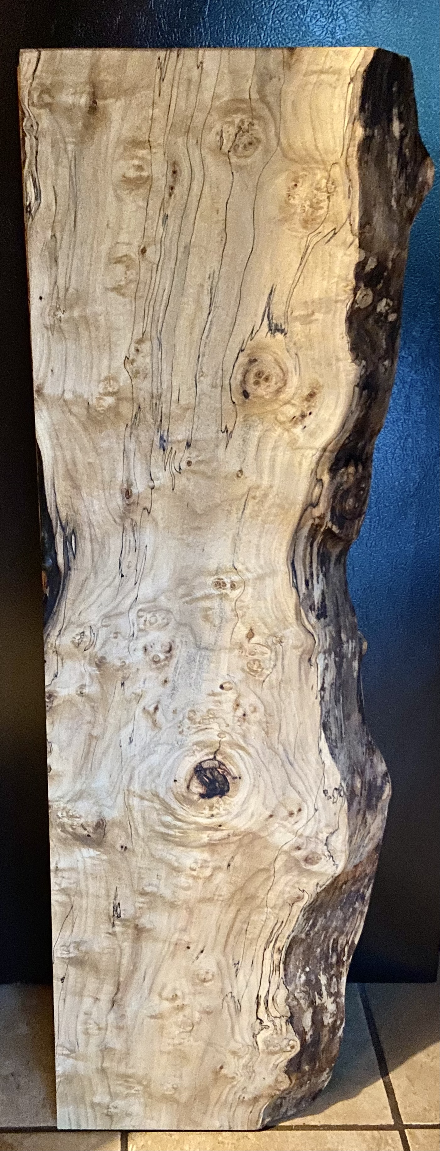 Unique Raw Edge Spalted Maple Floating Shelves (SOLD)