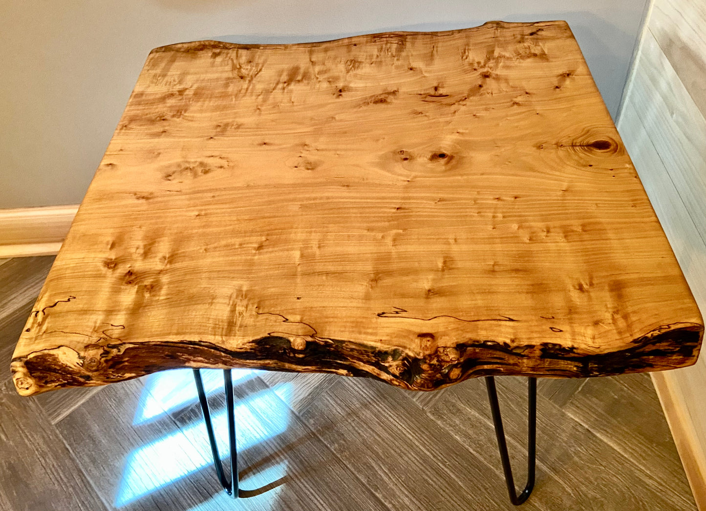 Waterfall Coffee Table with Matching Side Tables Set