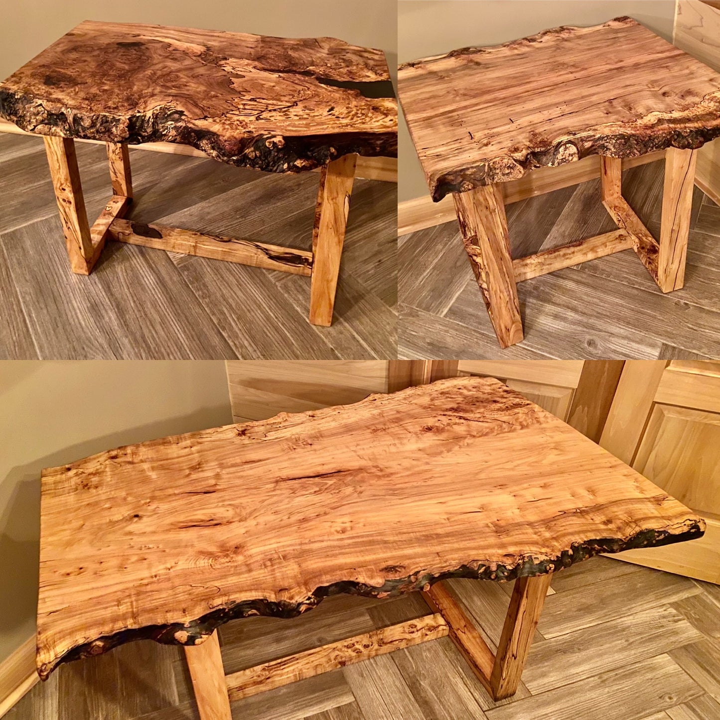 Spalted Maple Furniture Set (SOLD)
