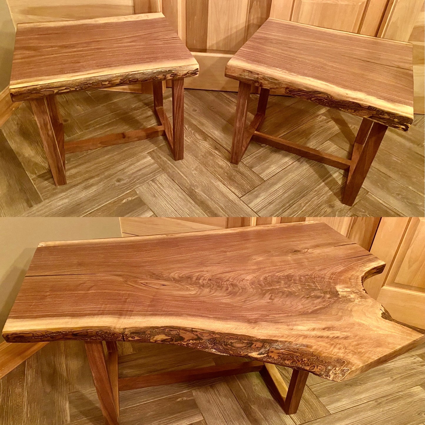 Furniture Set of Live Edge Walnut (SOLD)