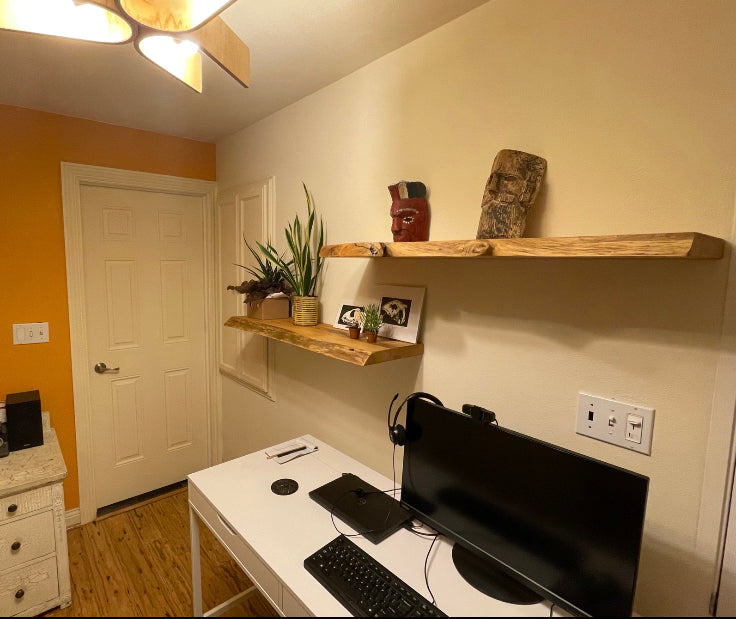 Sycamore Floating Shelves (SOLD)