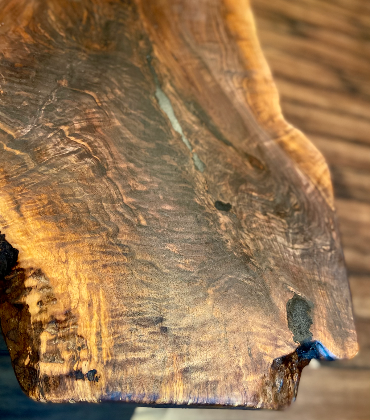 Natural Forked Live Edge Walnut Coffee Table*Natural Edge Walnut Coffee Table*Contemporary Rustic Raw Edge Walnut Coffee Table*Black Walnut