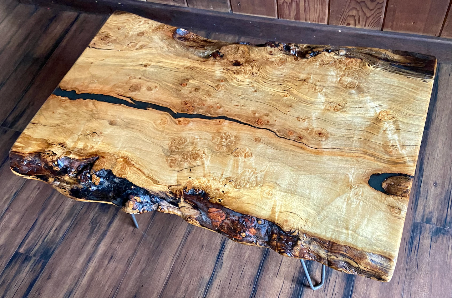 Figure Grade Bird's Eye Maple Coffee Table