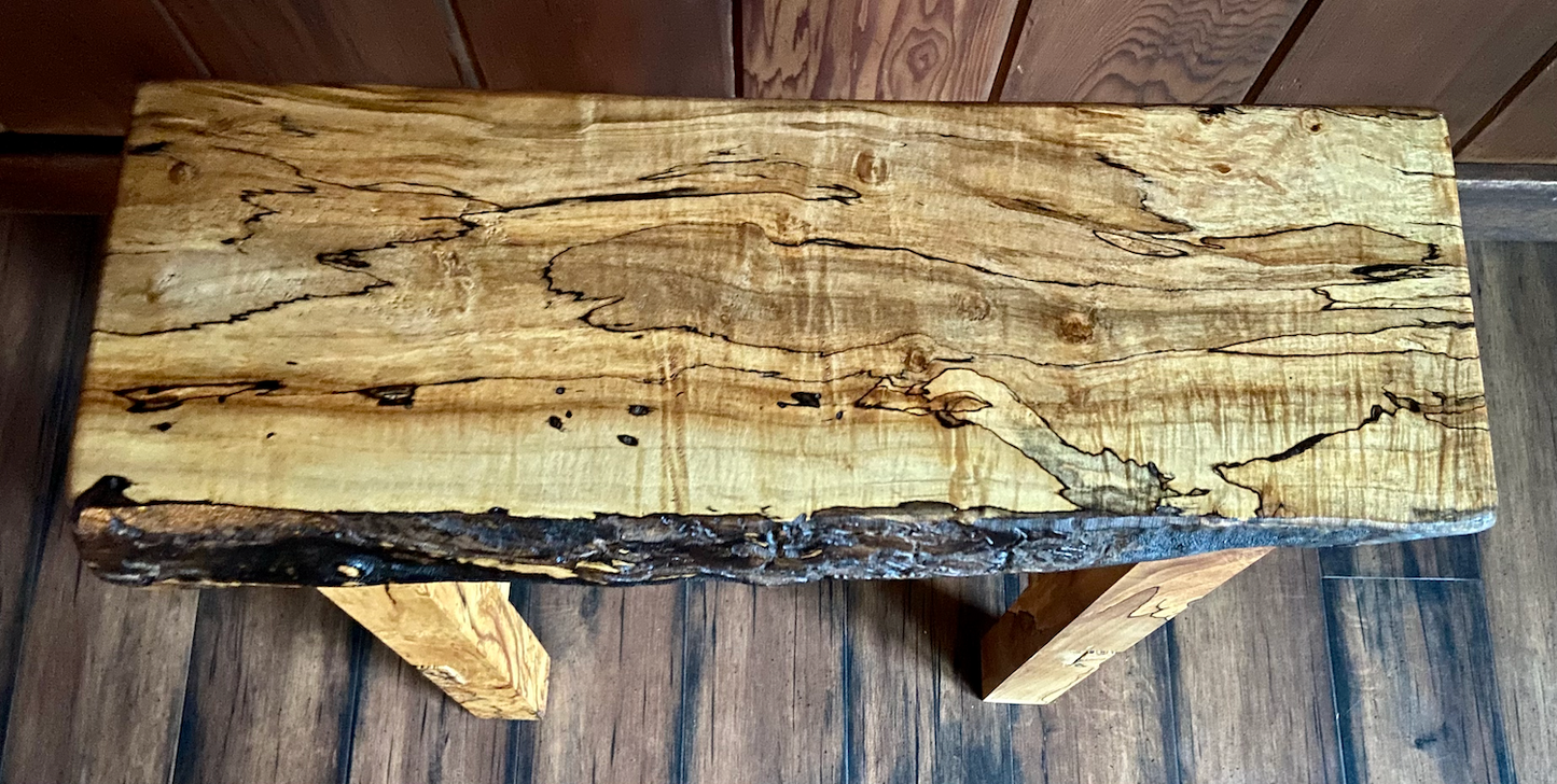 Small Spalted Maple Side Table