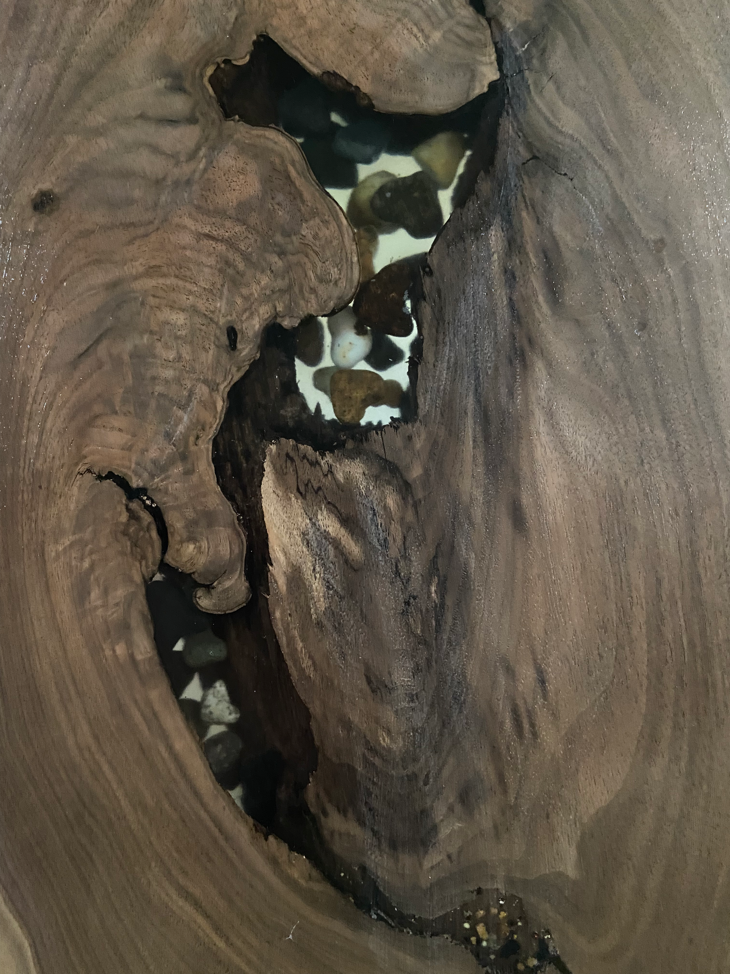 Sentimental Walnut Eat-In Table and Matching Chairs