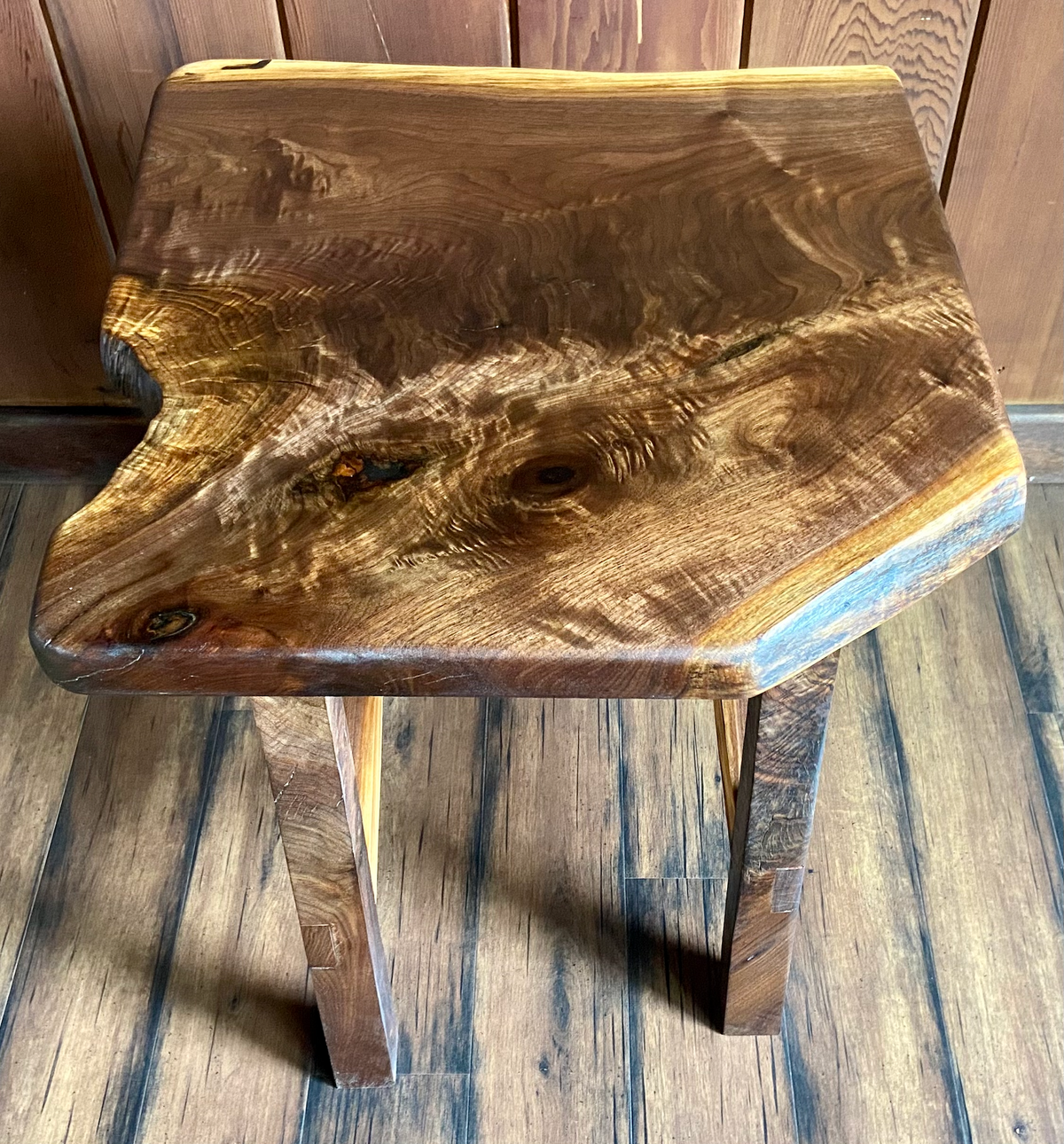 Small Walnut Table Loaded with Natural Character