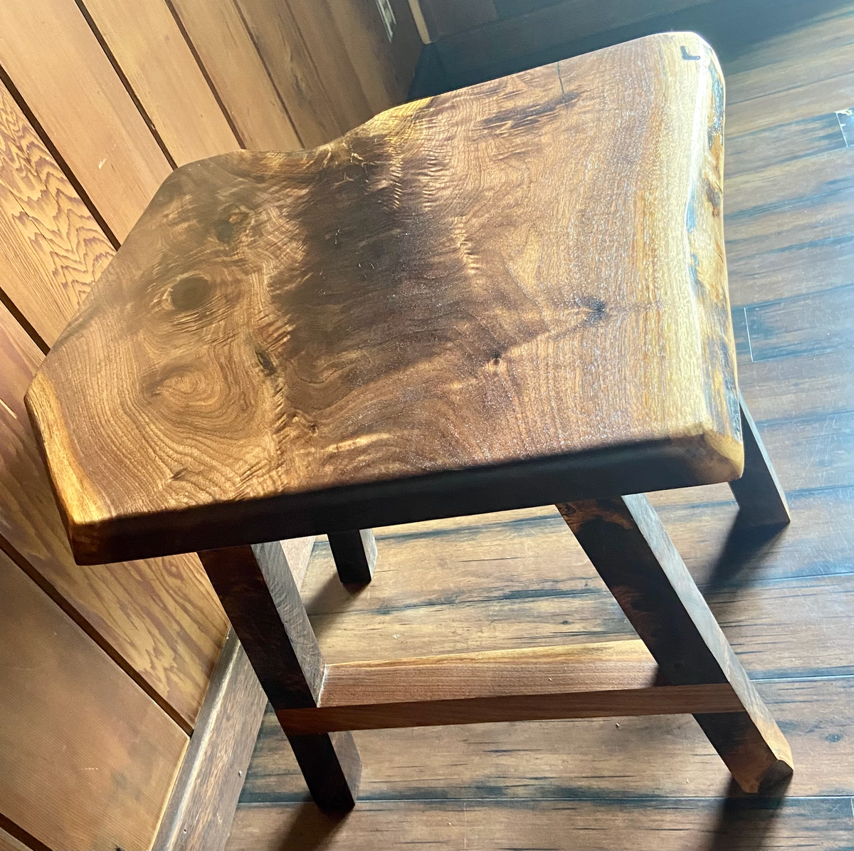 Small Walnut Table Loaded with Natural Character