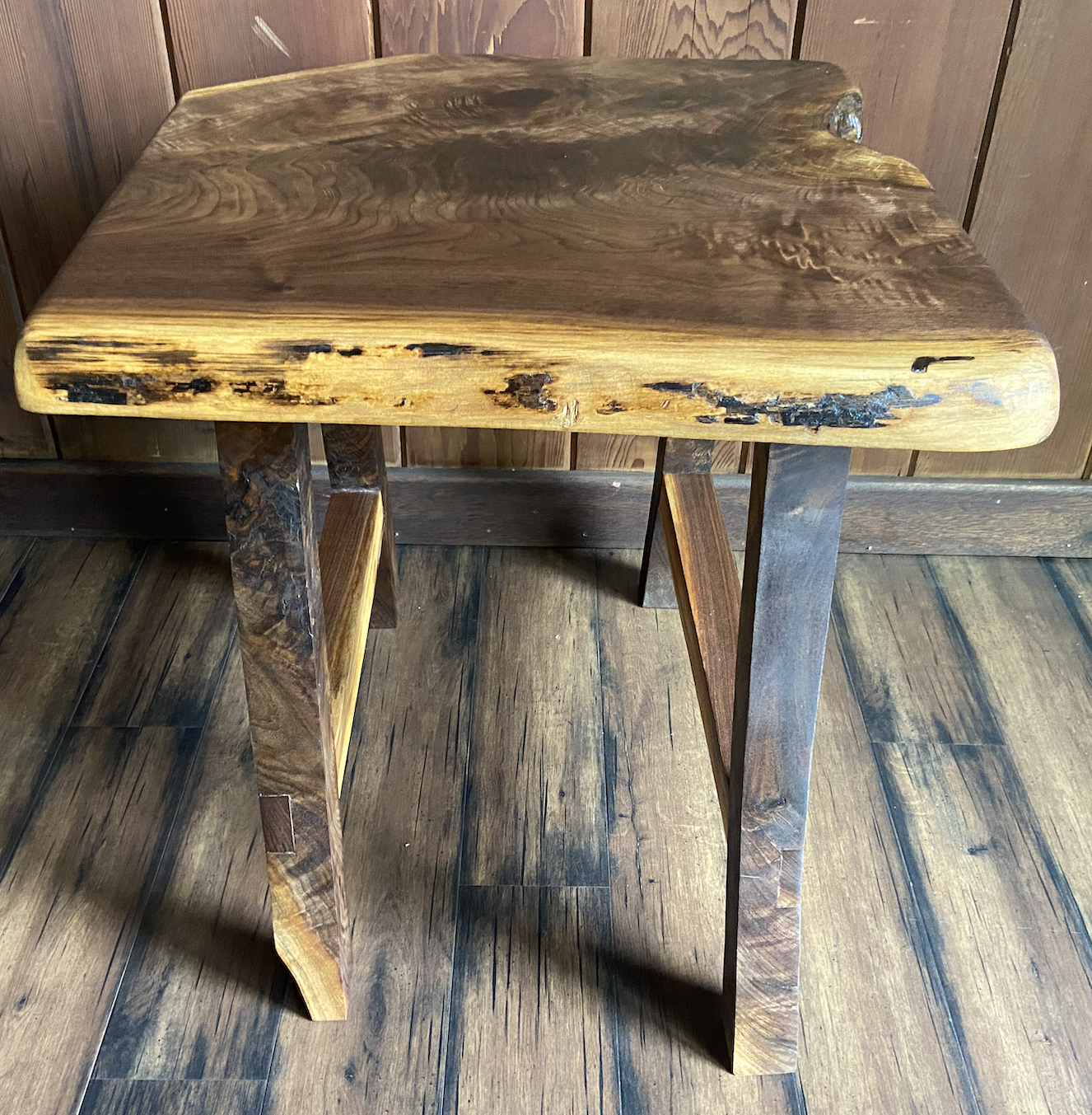 Small Walnut Table Loaded with Natural Character