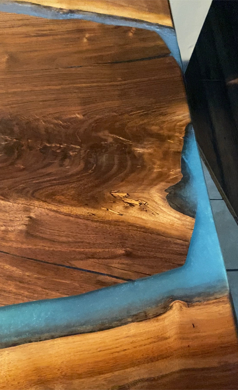 Dining Room Table Double River Pour (SOLD)