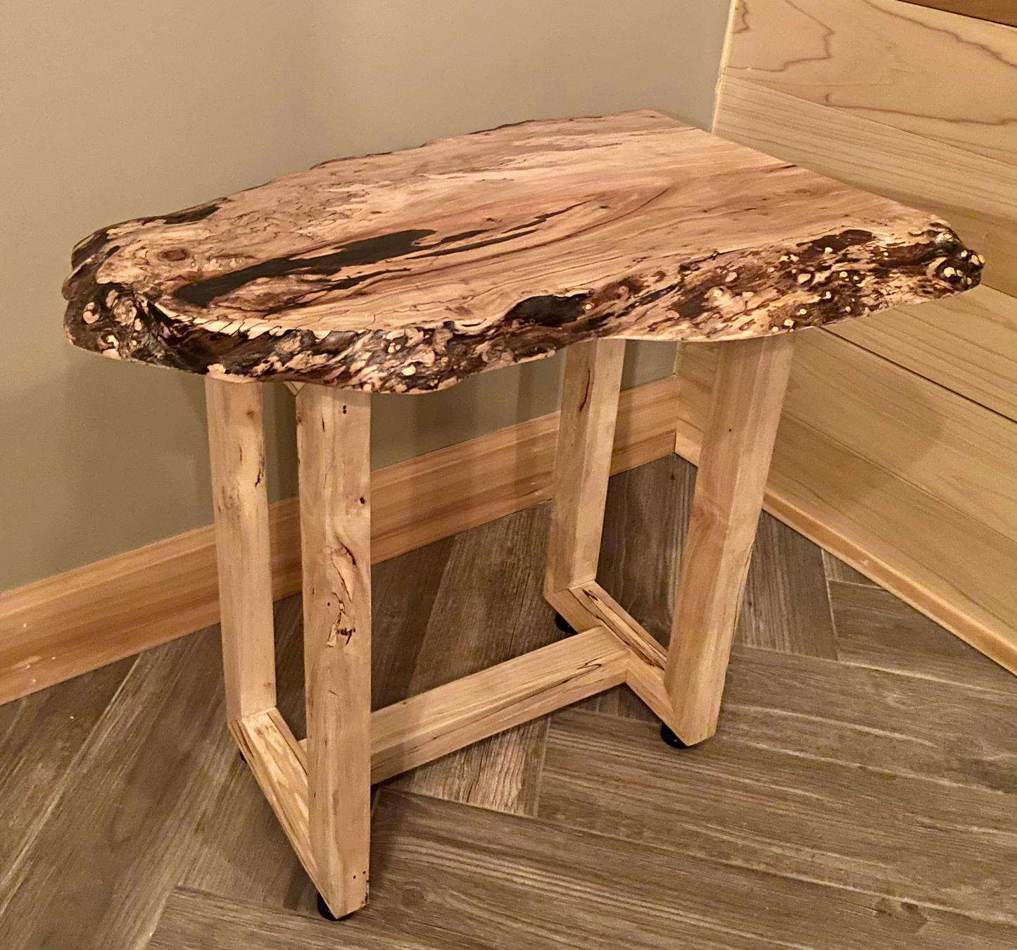 Spalted Maple End Tables Set (SOLD)