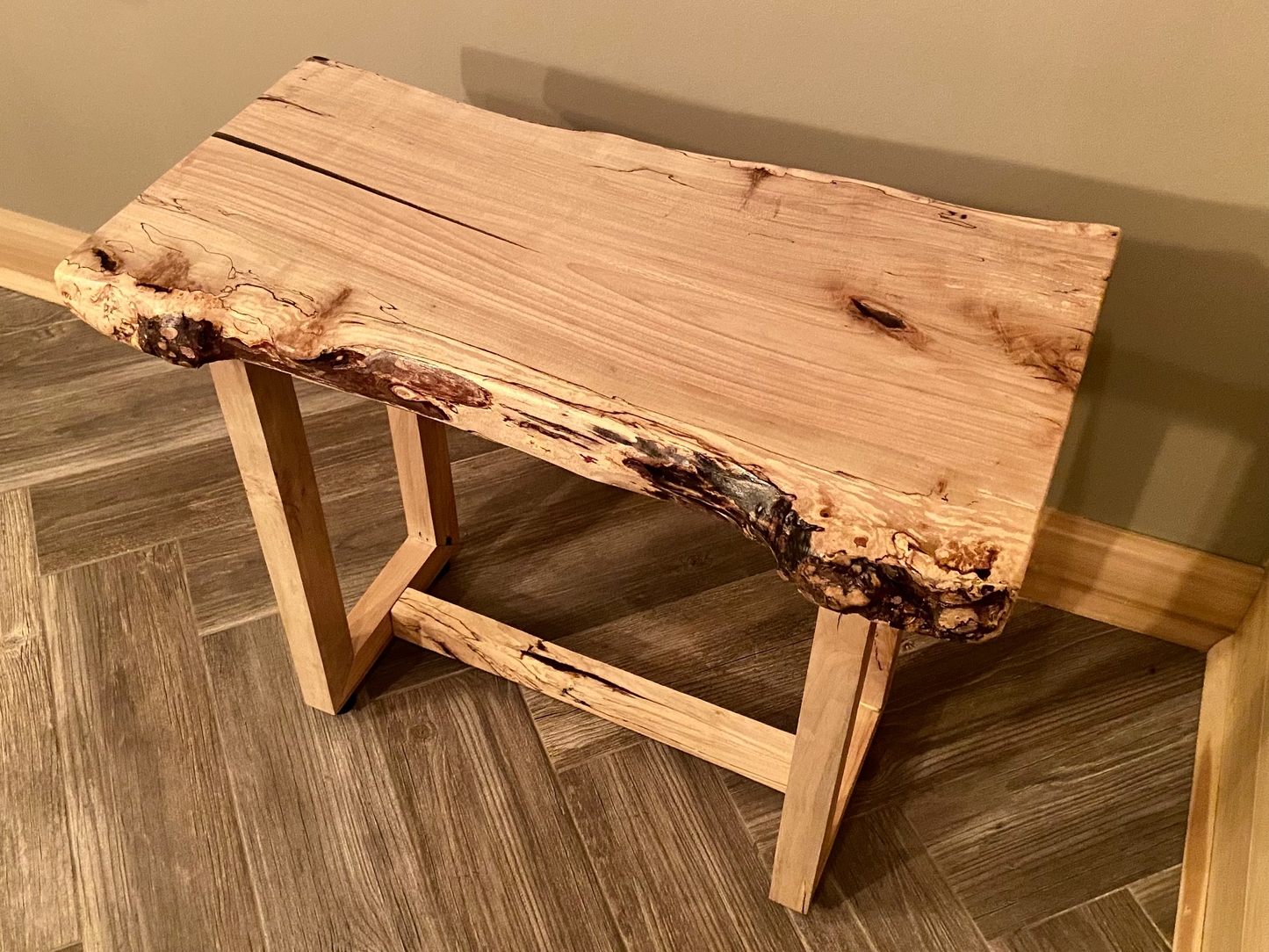 Spalted Maple End Tables Set (SOLD)