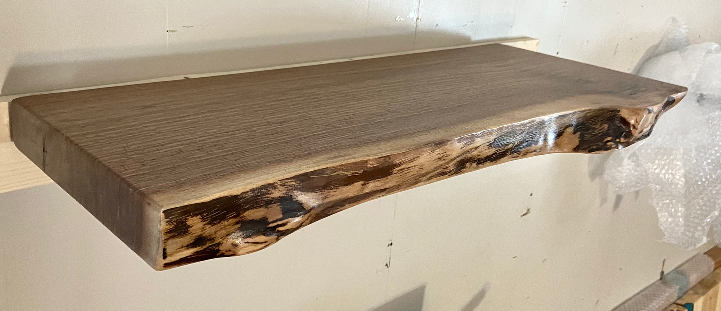 Black Walnut Floating Shelves (SOLD)