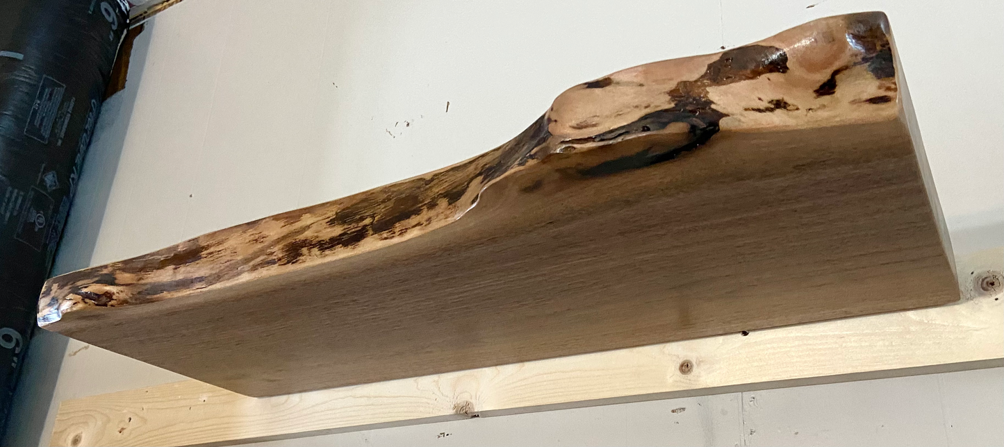 Black Walnut Floating Shelves (SOLD)