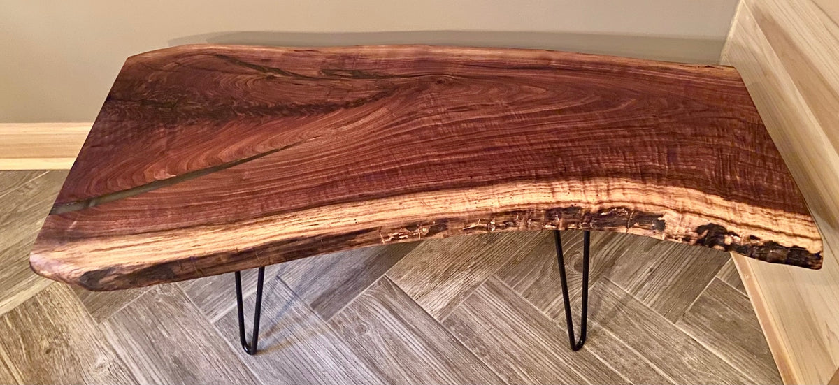 Long and Narrow Live Edge Walnut (SOLD)