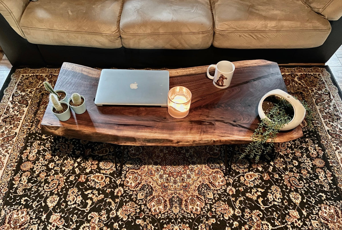 Long and Narrow Live Edge Walnut (SOLD)