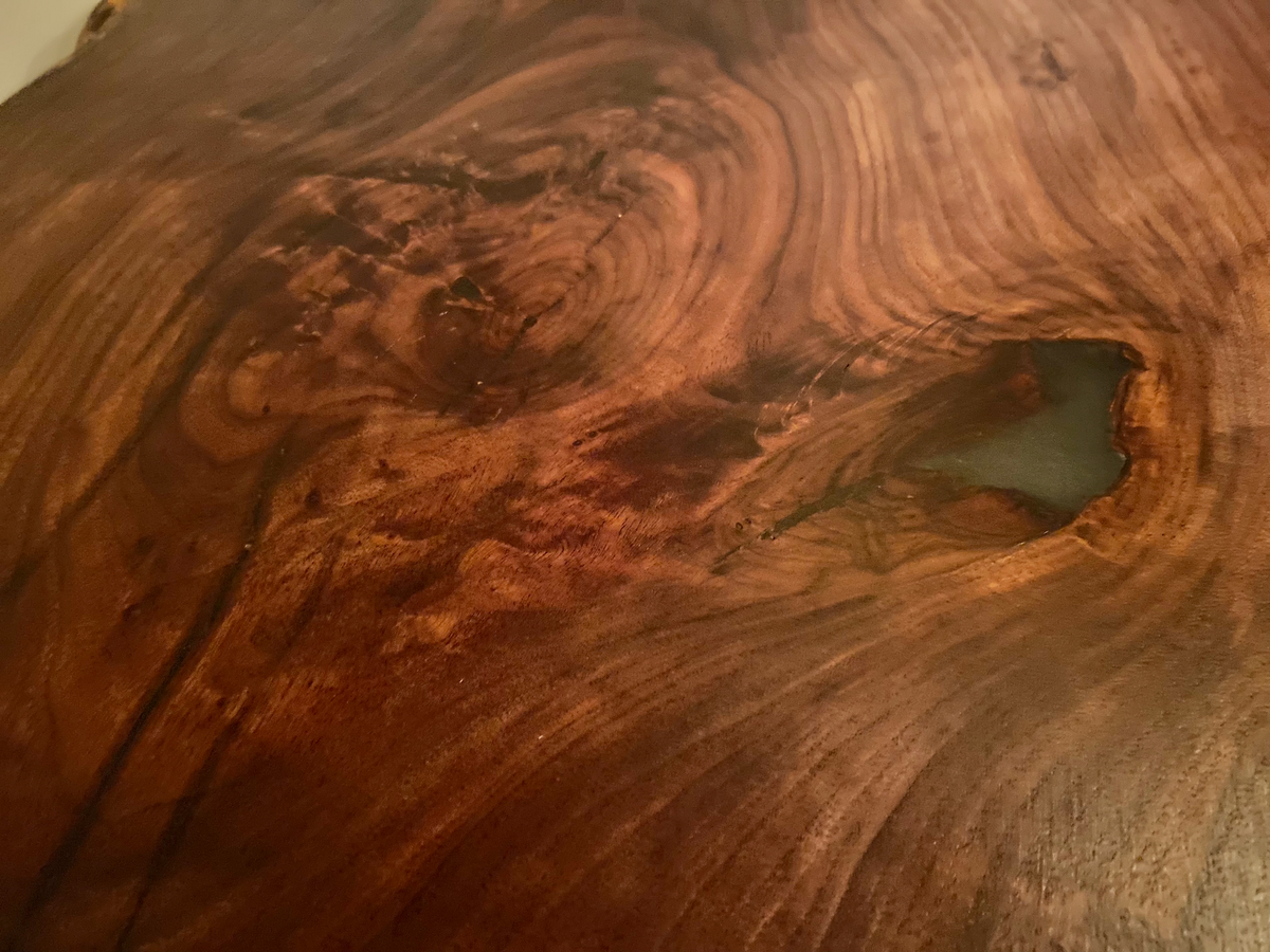 Larger Live Edge Walnut Coffee Table - 42" x 27" (SOLD)