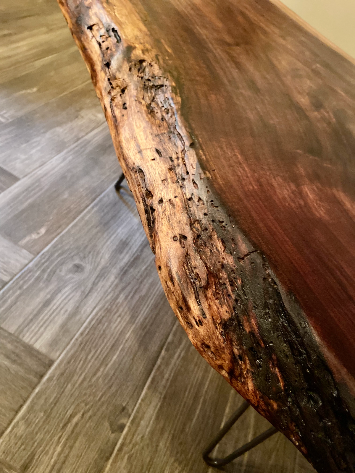 Larger Live Edge Walnut Coffee Table - 42" x 27" (SOLD)
