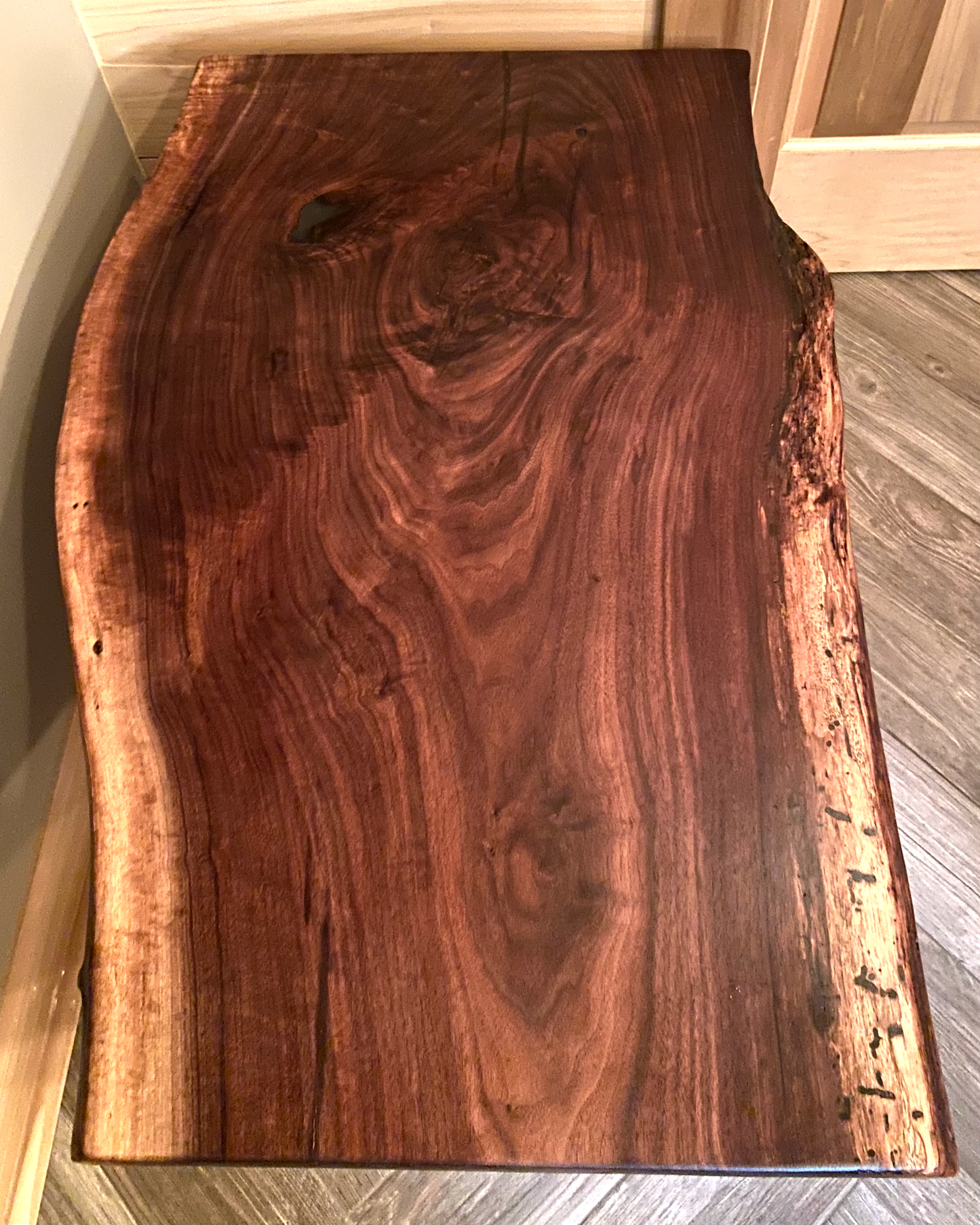 Larger Live Edge Walnut Coffee Table - 42" x 27" (SOLD)