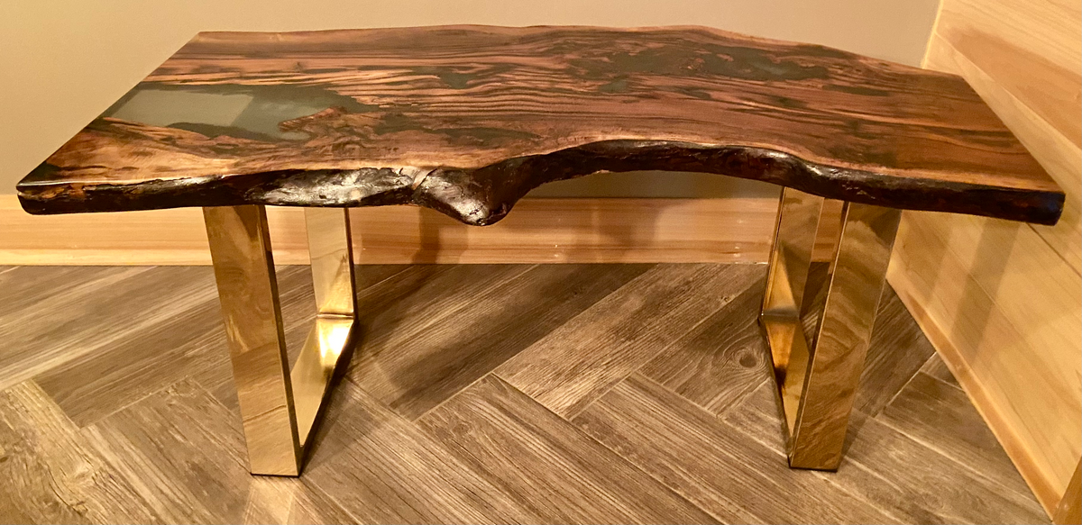 Gorgeous Aged Walnut Wood with Epoxy Part 1 (SOLD)