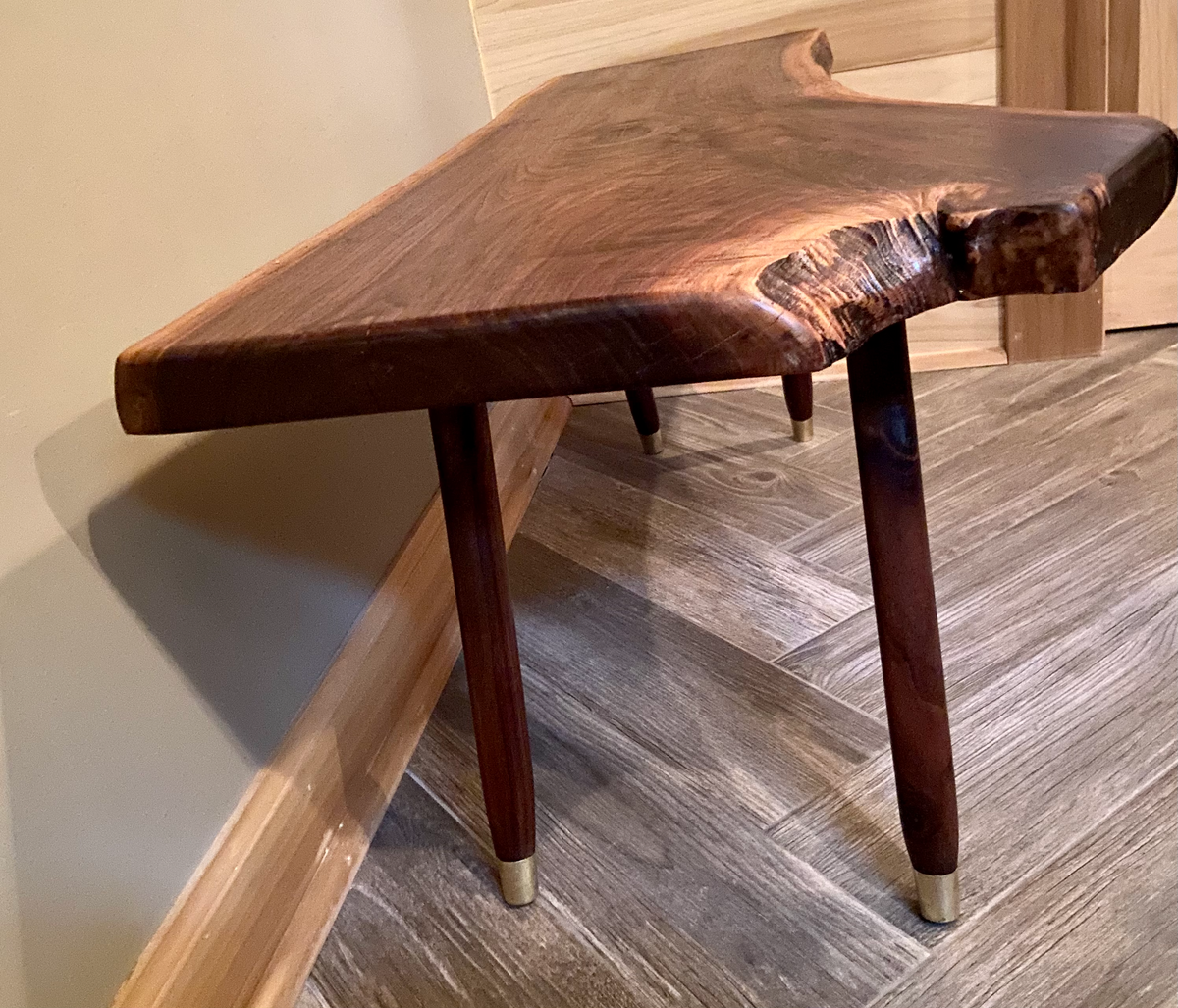 Forked Walnut with Handmade Peg Legs