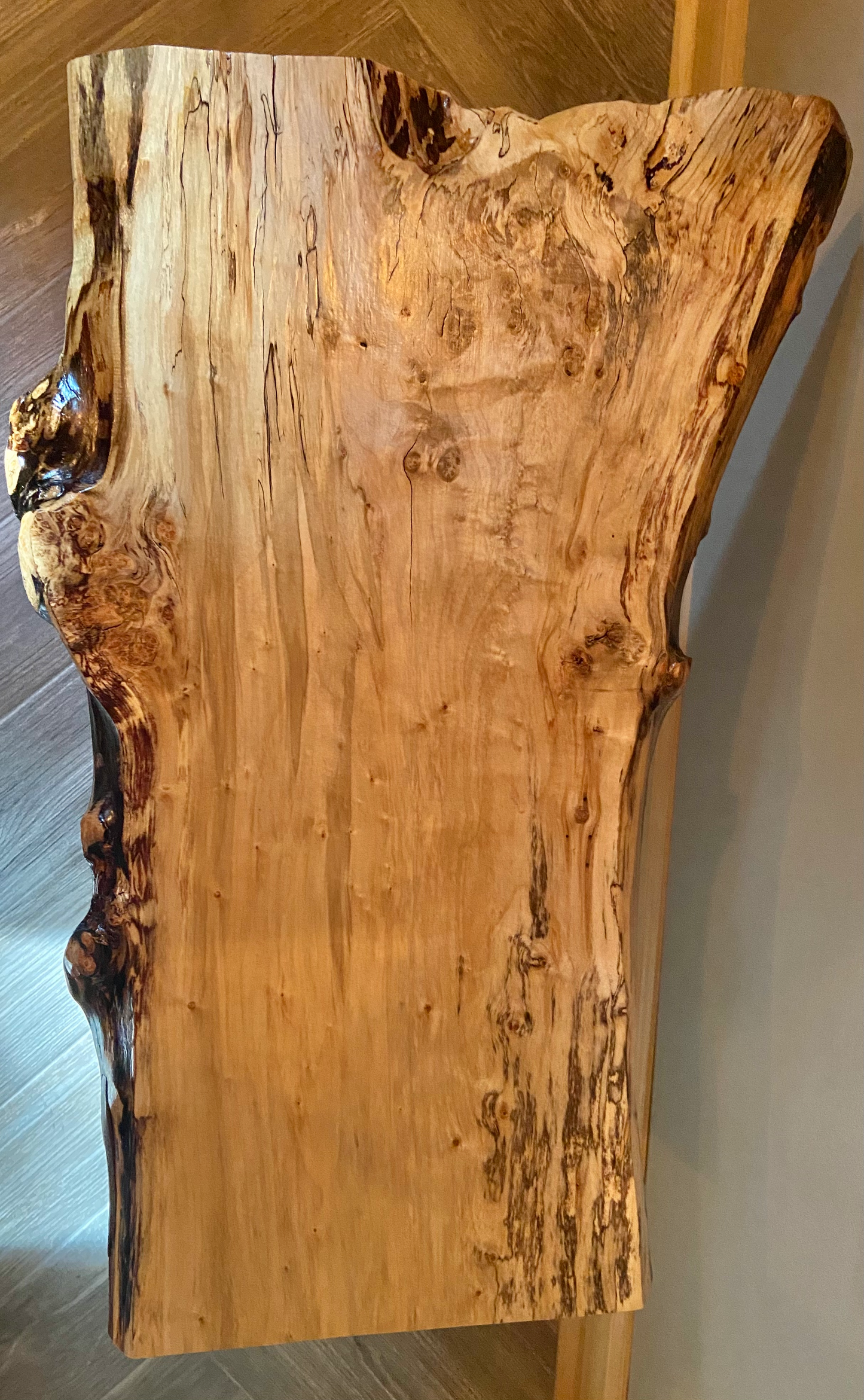 rustic rugged spalted maple live edge coffee table unique spalted maple coffee table spalted maple slab with burls