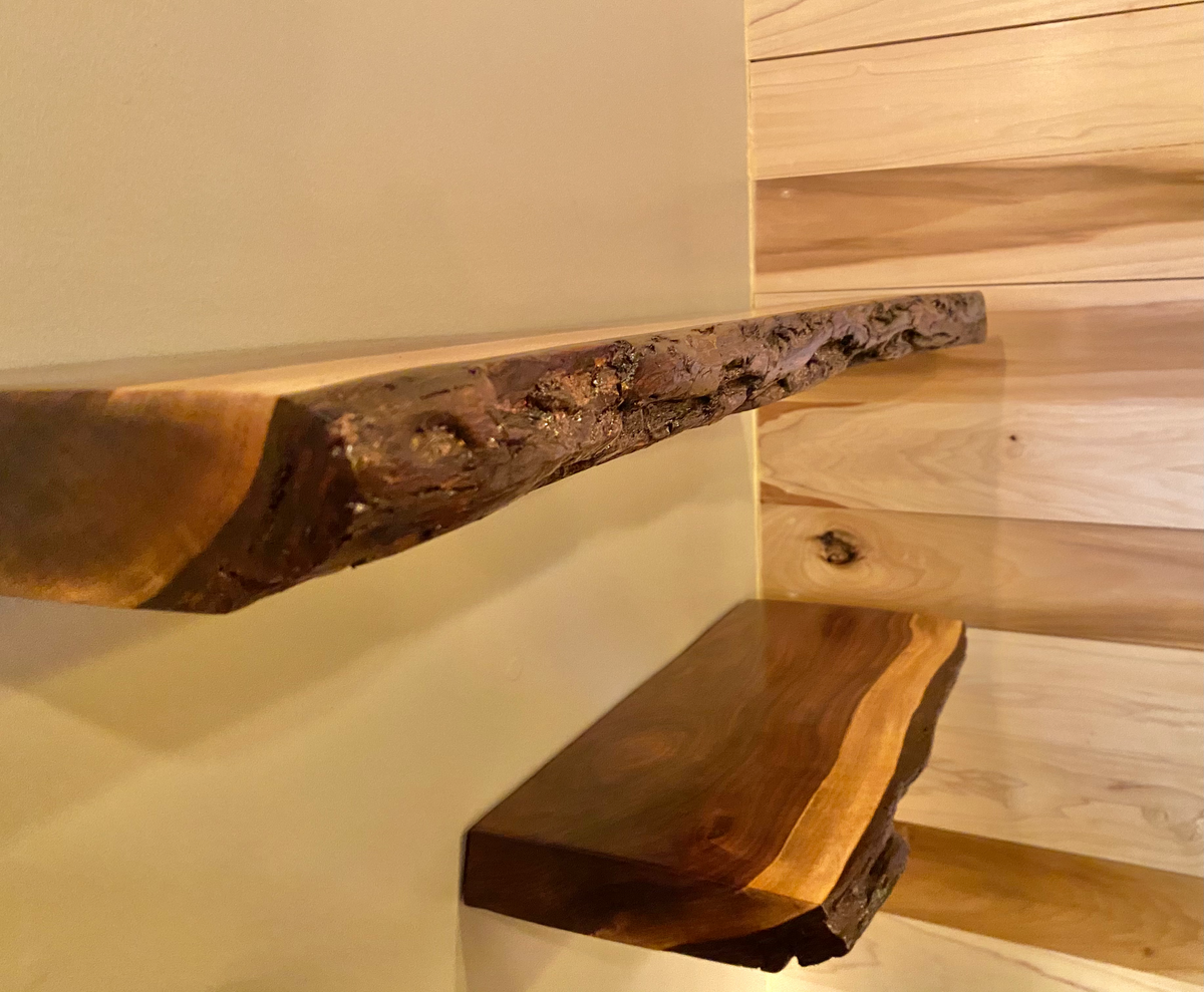 Walnut Floating Shelves (SOLD)