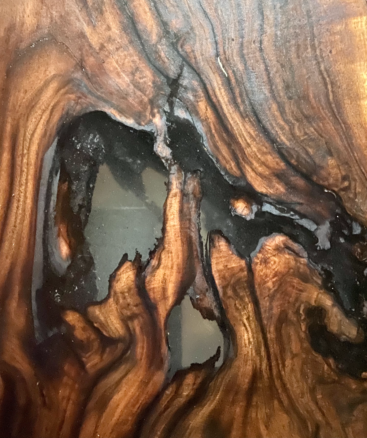 Gorgeous Aged Walnut Wood with Epoxy Part 3 (SOLD)