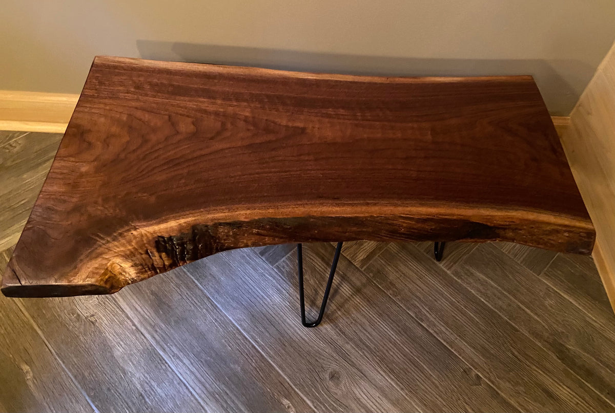 dark walnut coffee table live edge slab black walnut walnut coffee table rustic rugged table