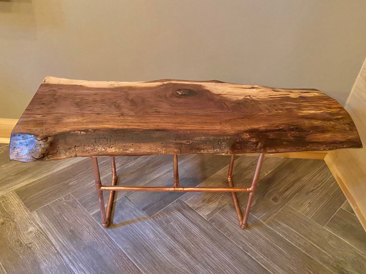 dark walnut coffee table live edge slab black walnut walnut coffee table rustic rugged table