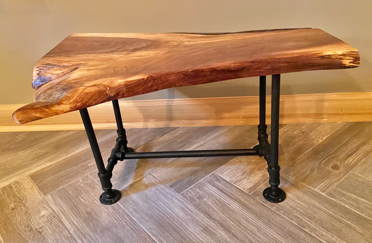 dark walnut coffee table live edge slab black walnut walnut coffee table rustic rugged table