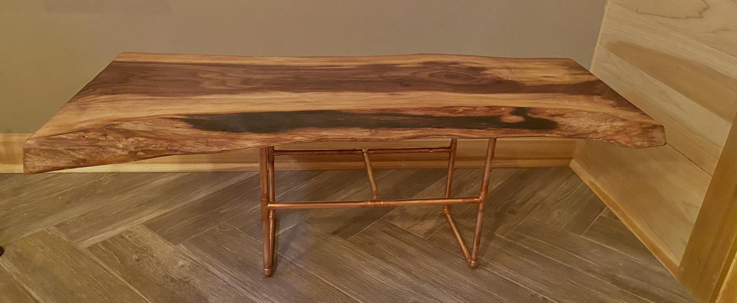 dark walnut coffee table live edge slab black walnut walnut coffee table rustic rugged table