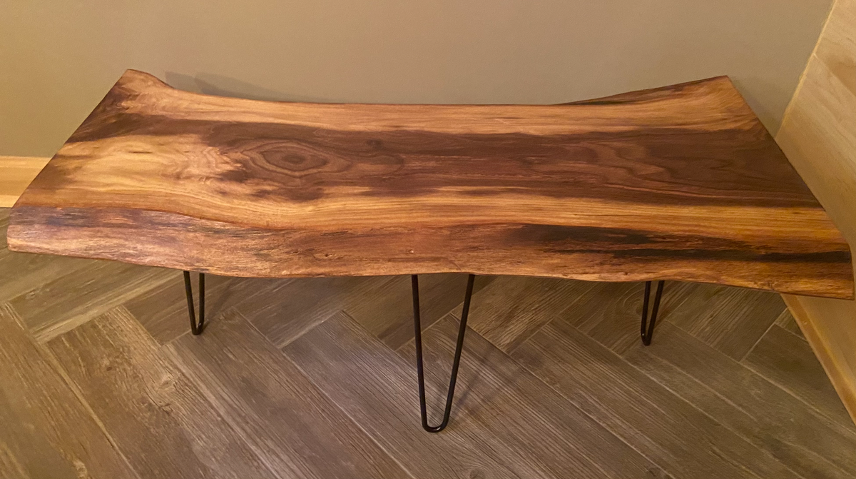 dark walnut coffee table live edge slab black walnut walnut coffee table rustic rugged table