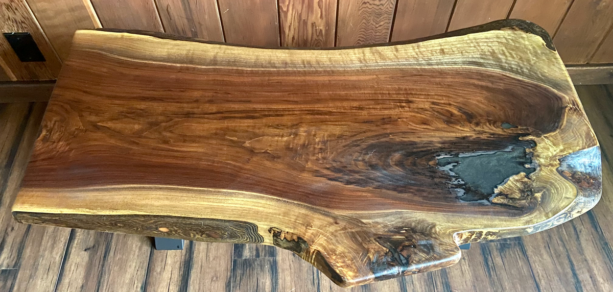 Large Walnut Coffee Table