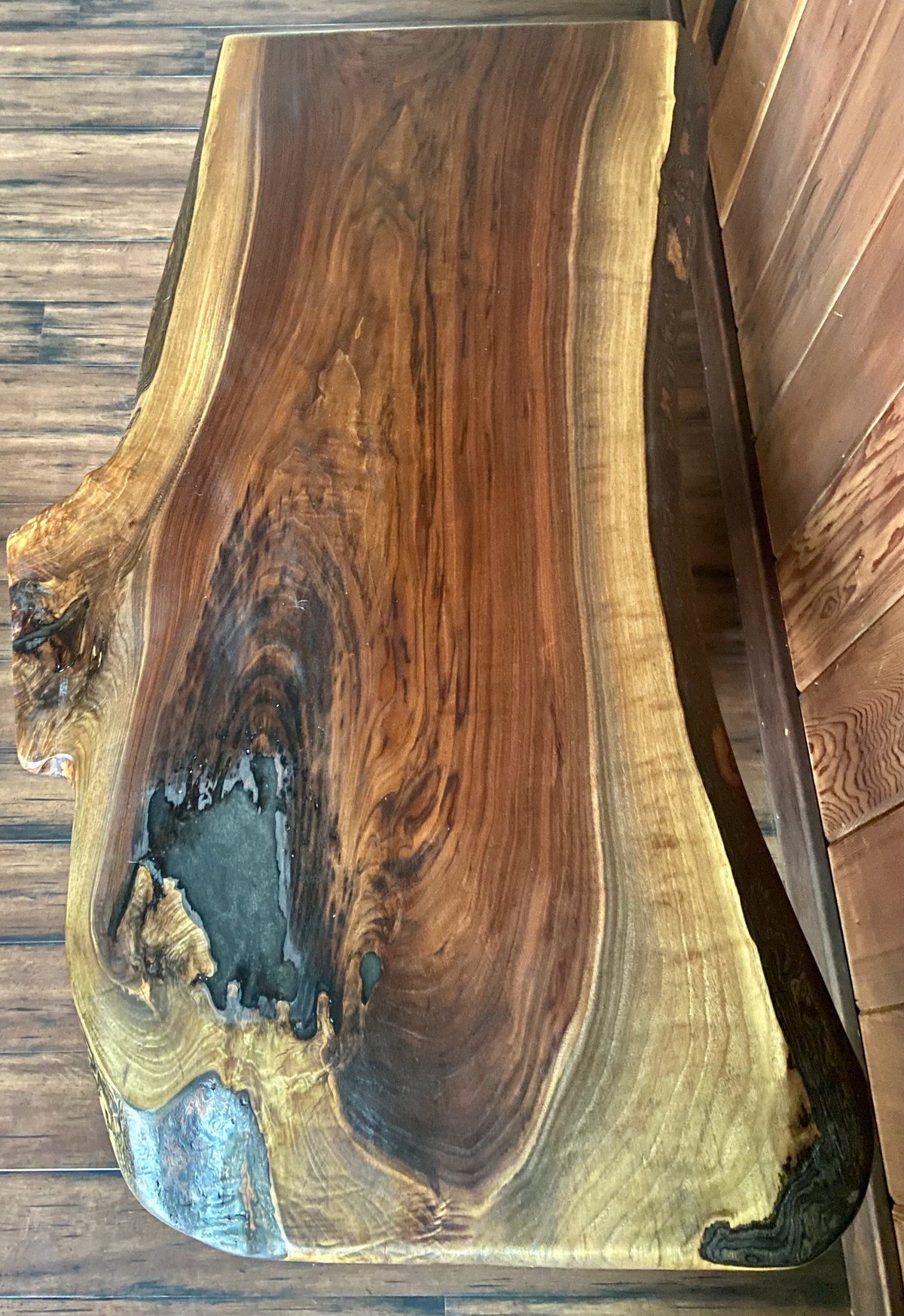 Large Walnut Coffee Table