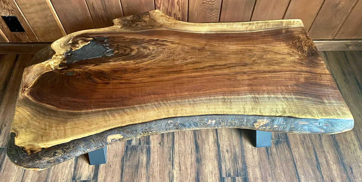 Large Walnut Coffee Table