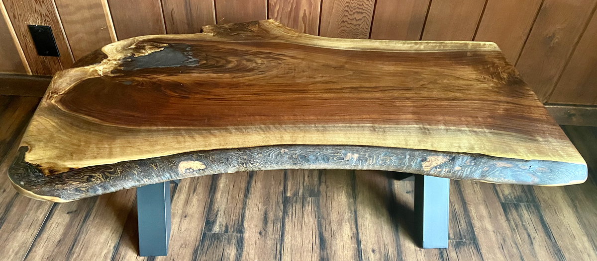 Large Walnut Coffee Table