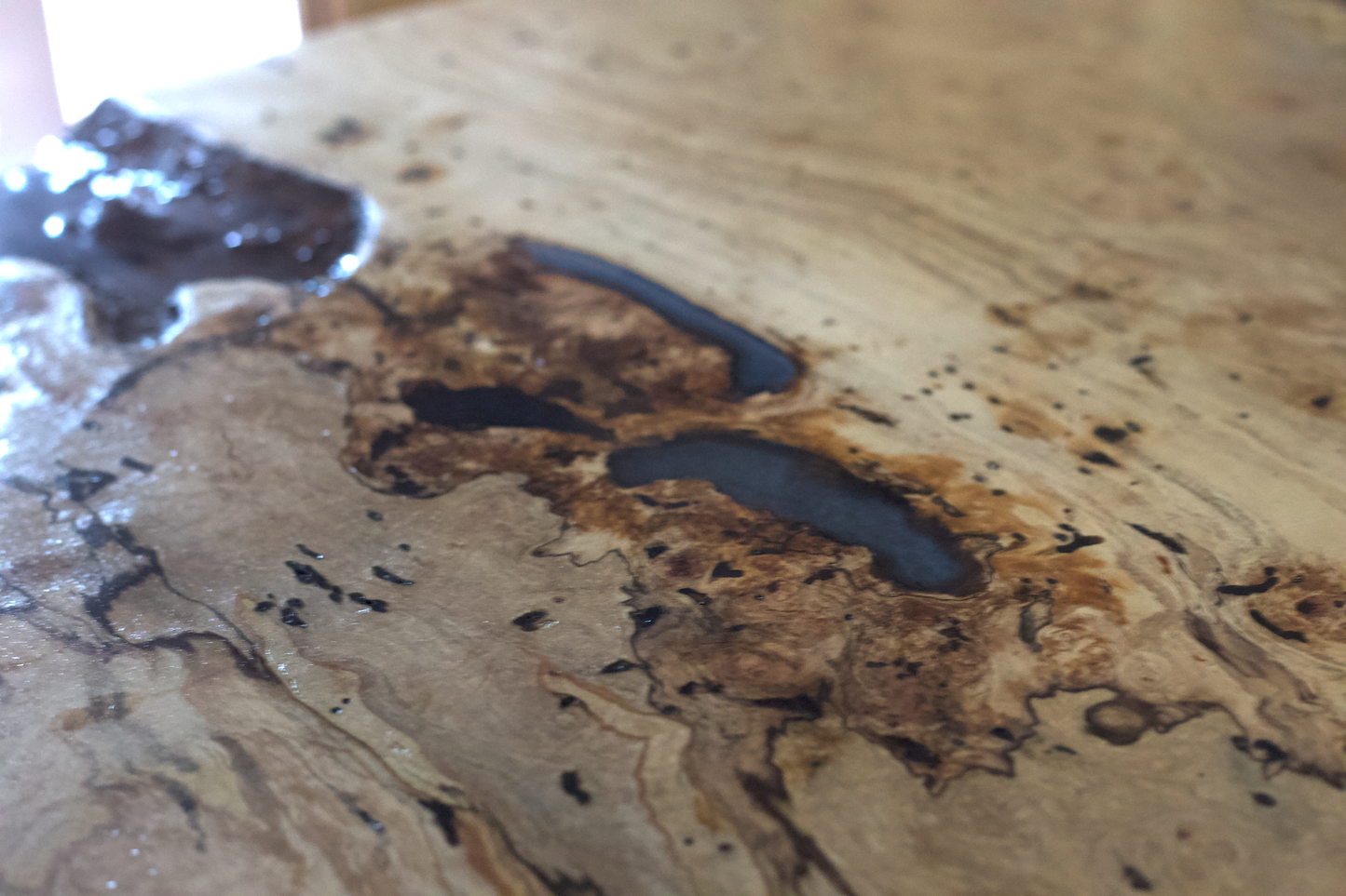 rustic maple table rugged maple table unique spalted maple live edge table