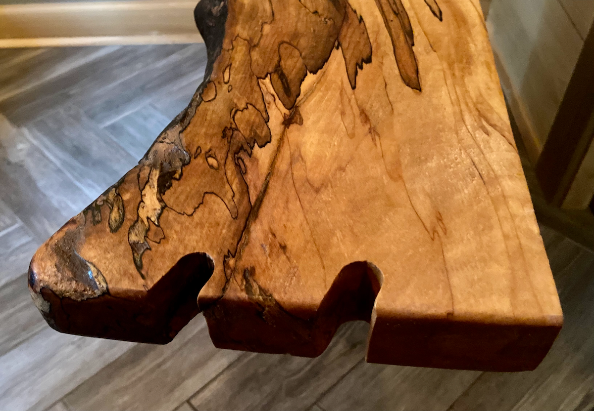 Floating Shelf & Pool Cue Holder