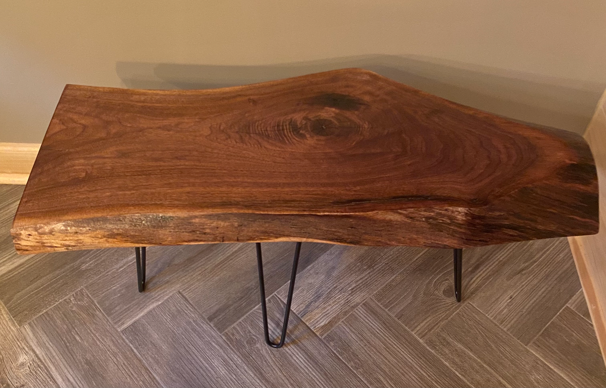 dark walnut coffee table live edge slab black walnut walnut coffee table rustic rugged table
