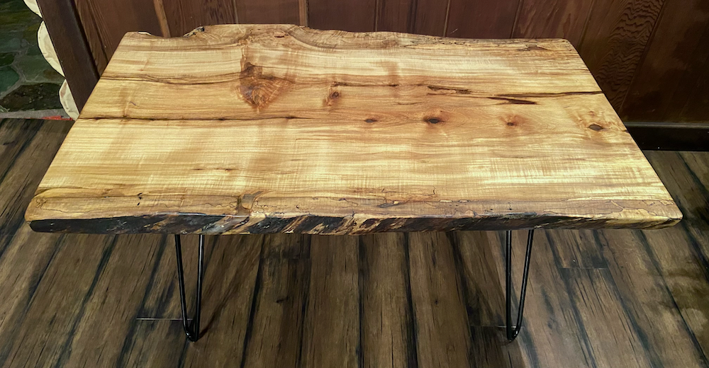 Figure Maple Coffee Table & End Table Set