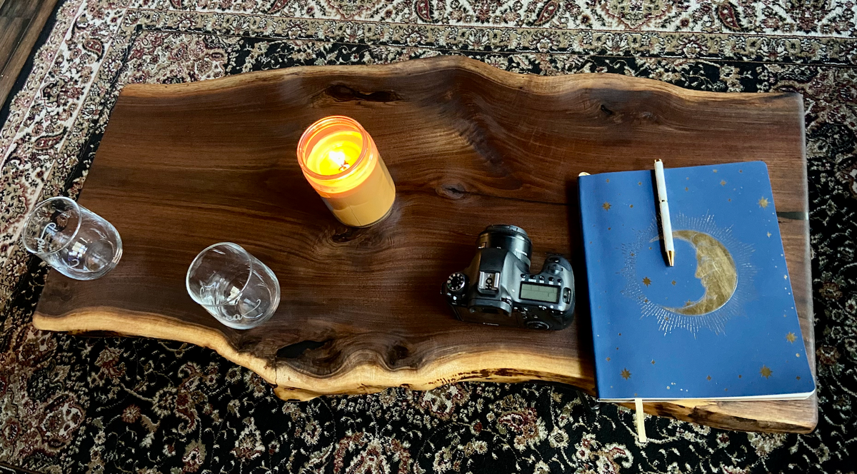 Rustic Live Edge Walnut Coffee Table, Live Edge Walnut Wood Coffee Table, Natural Edge Black Walnut Coffee Table, Rustic Coffee Table